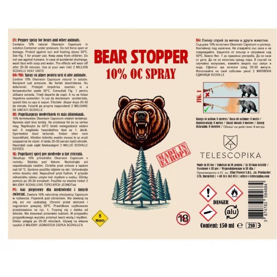 Spray urs Bear Stopper - 150 ml